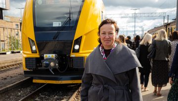 AS “LatRailNet” iepazīstas ar “Pasažieru vilciena” jauno elektrovilcienu