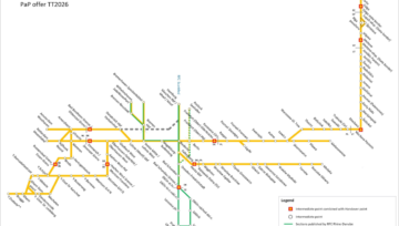 Publicēts Ziemeļjūras – Baltijas dzelzceļa kravu koridora iepriekš sagatavoto ceļu katalogs